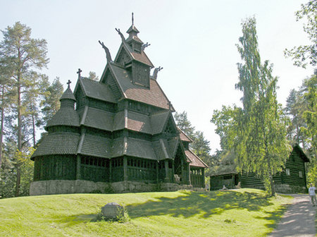 005_Oslo-Norsk-Folkemuseum_Original Stabkirche Gol